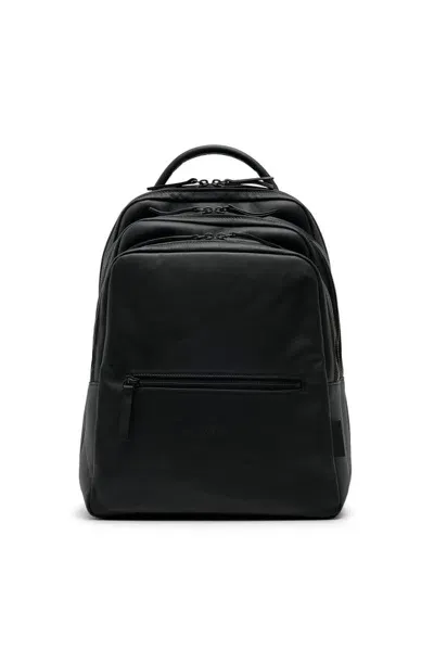 Marsèll Triparto Logo Debossed Backpack In Black