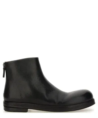 Marsèll Pumpkin Ankle Boots In Black