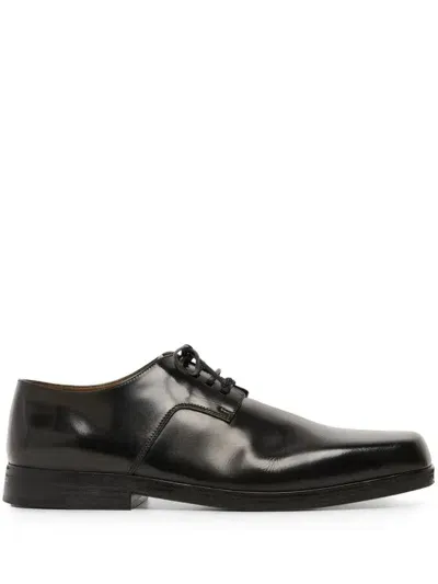 Marsèll 25mm Tello Leather Derby Shoes In Black