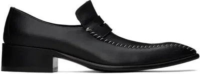 Martine Rose Black Snout Stitch Loafers