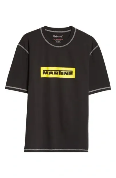 Martine Rose Classic Cotton Graphic T-shirt In Black