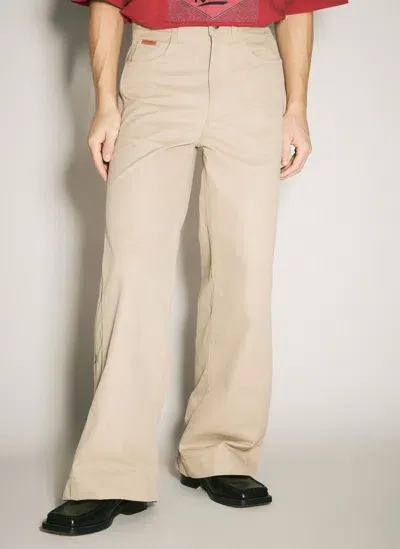 Martine Rose Sports Chino Pants In Cream