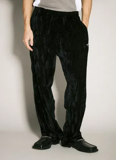 Martine Rose Wide-leg Track Pants In Black