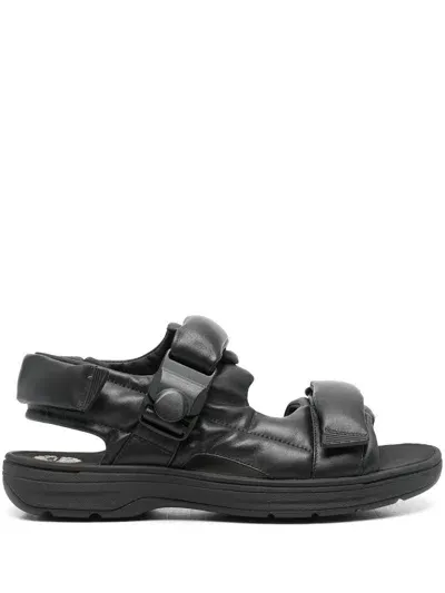 Martine Rose X Clarks Leather Sandals In Black