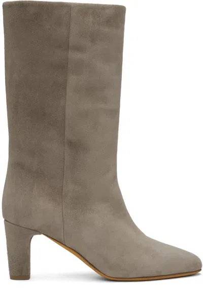 Maryam Nassir Zadeh Taupe Sandra Boots In 702 Ash