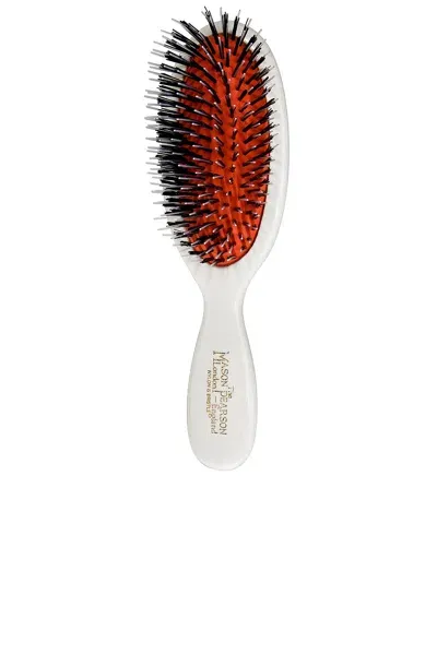 Mason Pearson Pocket Mixture Bristle & Nylon Hair Brush In White