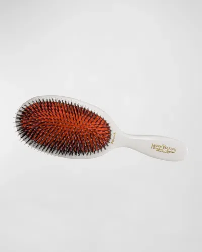 Mason Pearson White Popular Mixture Bristle Hair Brush