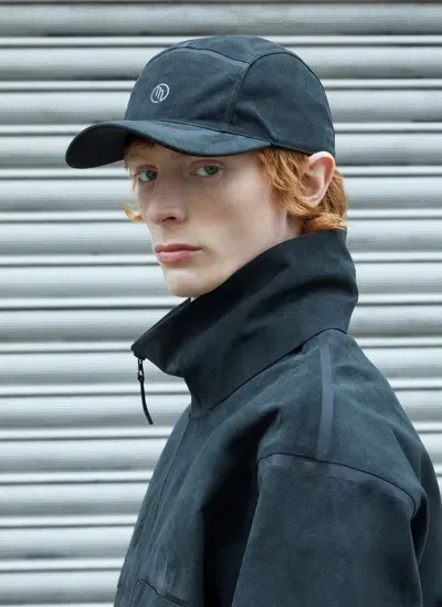 Massimo Osti Studio Alcantara® Baseball Cap In Black