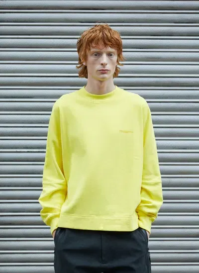 Massimo Osti Studio Logo Sweatshirt In Yellow