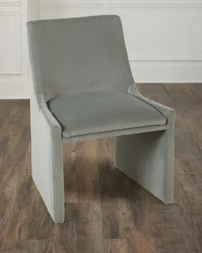 Massoud Everly Dining Side Chair In Mineral