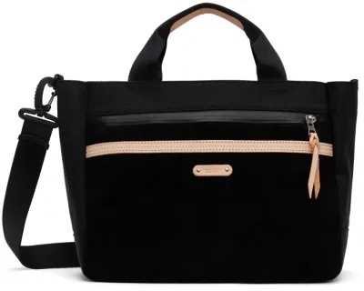 Master-piece Black Fuzzy 2way Tote