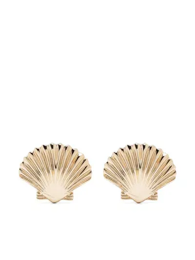 Mateo 14k Yellow Gold Shell Earrings