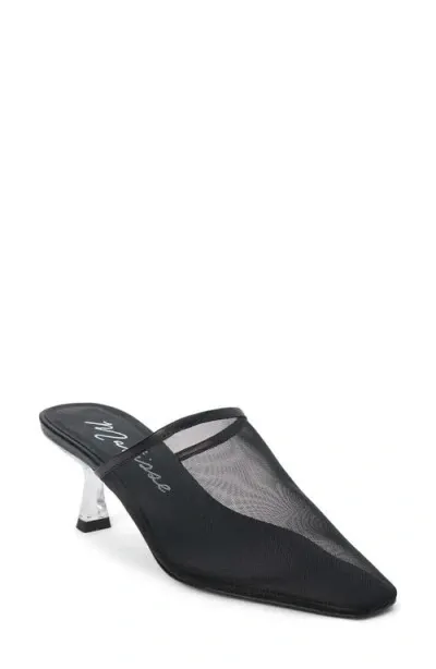 Matisse Bette Mule In Mesh Black