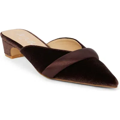 Matisse Kellan Pointed Toe Mule In Brown