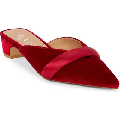 Matisse Kellan Pointed Toe Mule In Red