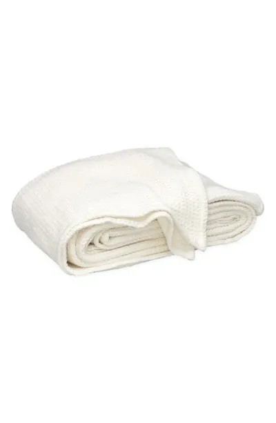 Matouk Chatham Blanket, Full/queen In Ivory