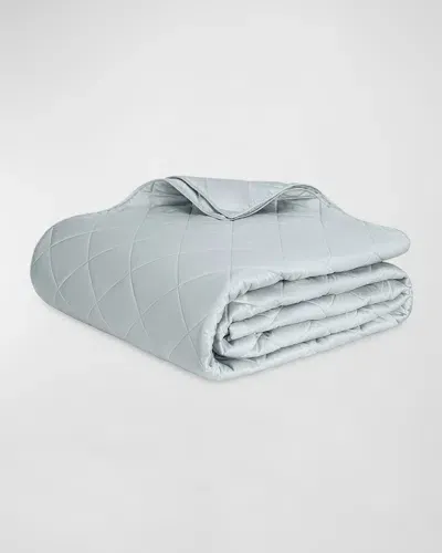 Matouk Nocturne Twin Quilt In Pool