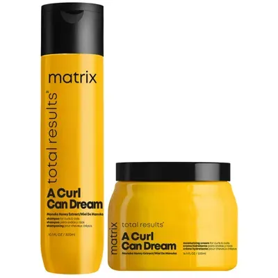 Matrix Total Results A Curl Can Dream Cleansing Shampoo And Moisturising Cream Duo In White