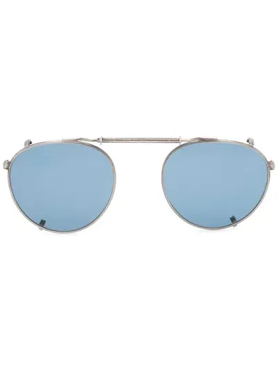 Matsuda Round-frame Sunglasses In Silver