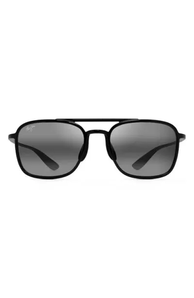 Maui Jim Keokea 447-02 Sunglasses In Black