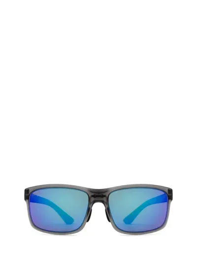 Maui Jim Sunglasses In Translucent Matte Grey