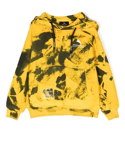 Mauna Kea Kids' Tie-dye Cotton Hoodie In Multicolour