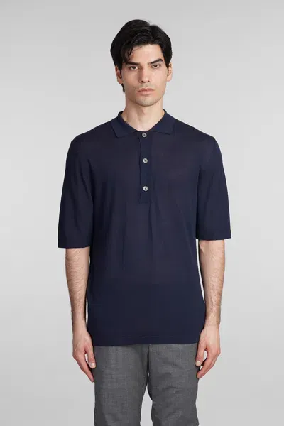 Mauro Grifoni Polo In Blue Cotton