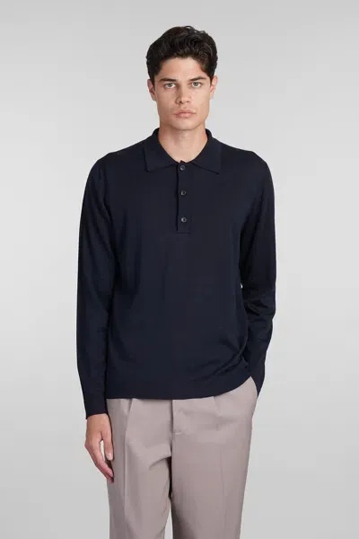 Mauro Grifoni Polo In Blue Cotton