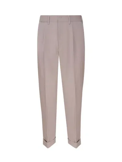 Mauro Grifoni Risvolto Trousers In Beige