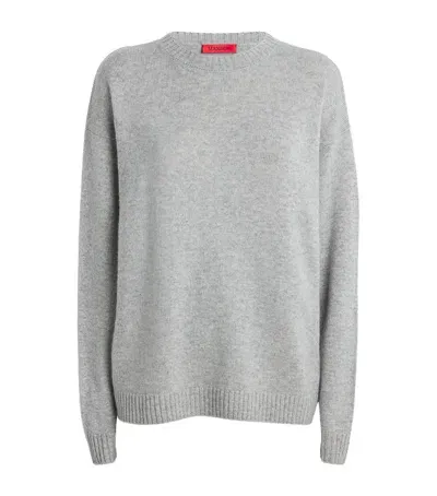 Max & Co Wool-cashmere Sweater In Gray