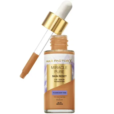 Max Factor Miracle Pure Skin Revival Serum Foundation 30ml (various Shades) - 80-85 Medium