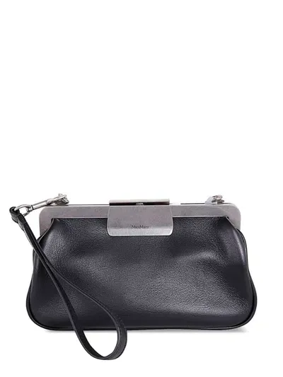 Max Mara Archetipo Clutch Bag In Black