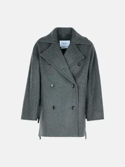 Max Mara 'asturie1234' Grey Cashmere Blend Coat