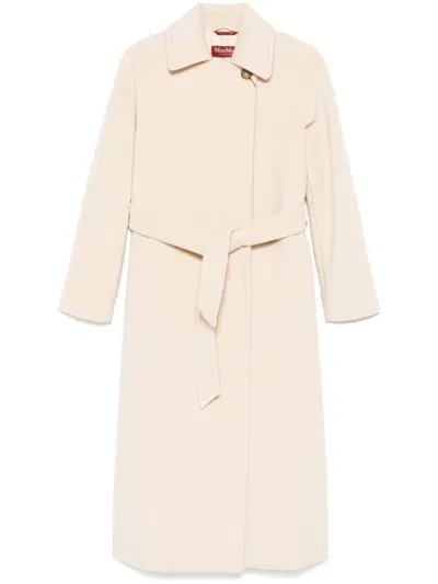 Max Mara Baby Coat In Neutral