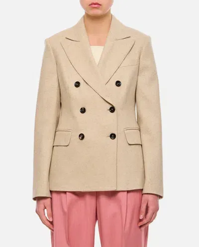 Max Mara Calata Cashmere Blazer In Neutrals