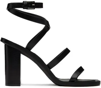 Max Mara Black Juttal Heeled Sandals