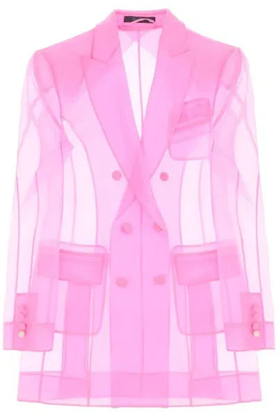 Max Mara 'black Negrar Blazer In Pure In Fuchsia,pink