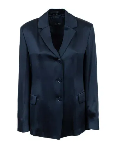 Max Mara Blazer Elegante - Azul In Blue