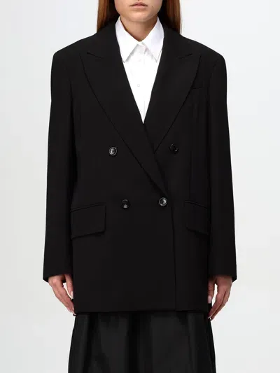 Max Mara Blazer  Woman Color Black In Schwarz