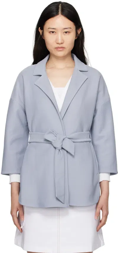 Max Mara Blue Cinese Jacket In 1 Light Blue