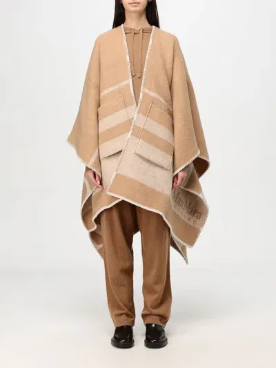 Max Mara Cape  Leisure Woman Color Beige