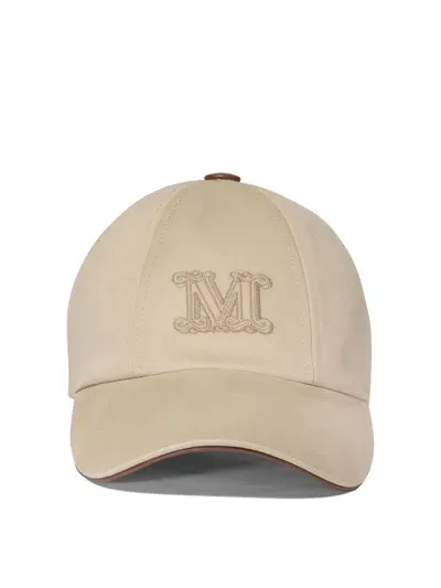 Max Mara "rienza" Cap In Beige