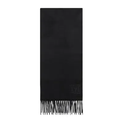 Max Mara Cashmere Dalia Scarf Unica In Black