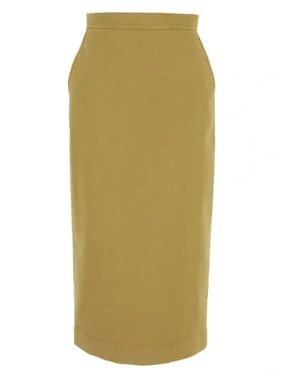 Max Mara Denver Skirt In Mustard