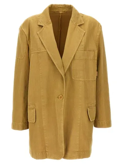 Max Mara Dizzy Blazer In Beige