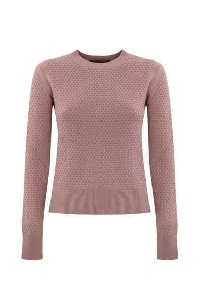 Max Mara Ellade Sweater In Cashmere In Rosa Antico