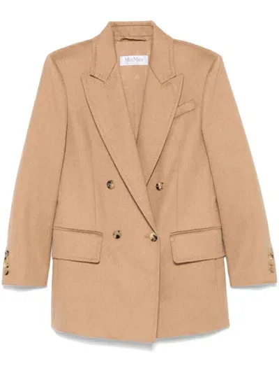 Max Mara Falster Blazer In Brown