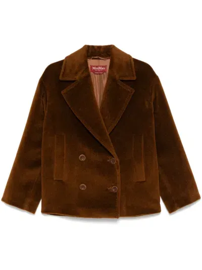 Max Mara Filovia Jacket In Brown