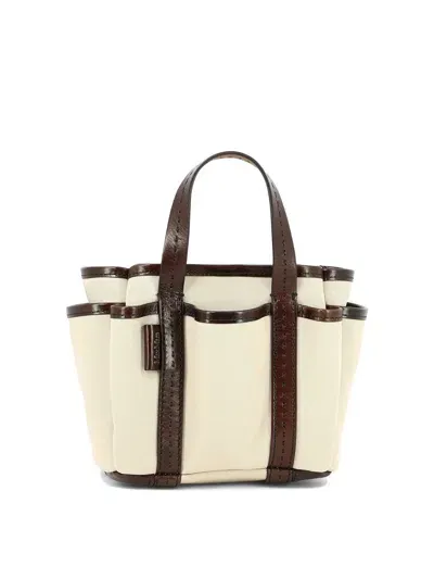 Max Mara Giardiniera Mini Handbags In Beige