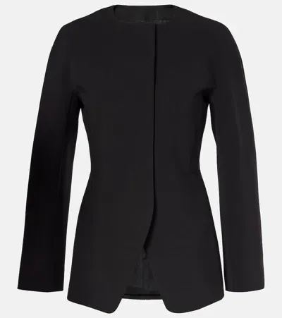 Max Mara Girone Jersey Jacket In Black